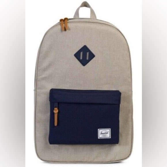 Herschel Supply Co Heritage Mid Backpack Light Khaki Blue - Picture 1 of 6
